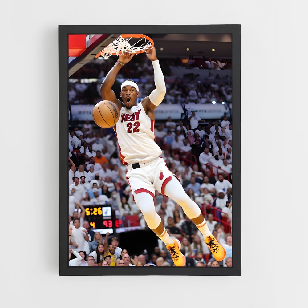 Poster Jimmy de butler – affiche Basketball (vue 2)